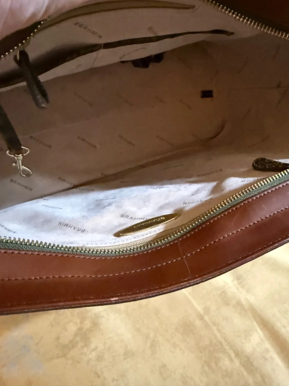 Brahmin Anna Satchel Purse Bag